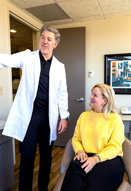 Friendly dental team member interacting with a patient at Dr. Andrew Jackson DDS in Nashville